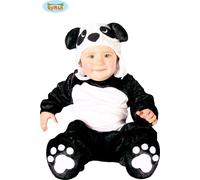 Costume mignon de bébé panda noir et blanc