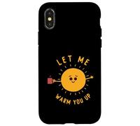 Costume Mignon de Dessin animé Sunshine Let Me Warm You Up Coque pour iPhone X/XS