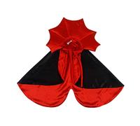 Costume mignon pour chien - Cape de vampire douce pour animal de compagnie - Accessoire de cosplay amusant - Vêtements d'Halloween pour femme