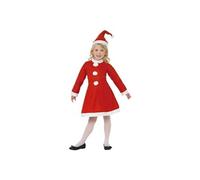 Costume De Petite Mère Noël Pour Fille Sd L Rouge