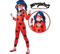 Costume Miraculous Ladybug Deluxe avec Tikki coccinelle en peluche pour enfants