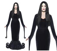 Costume Morticia Adulte Duchesse Du Manoir Halloween Déguisement S-L