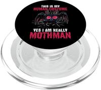 Costume Mothman This is My Human Yes I Am Really Mothman PopSockets PopGrip pour MagSafe
