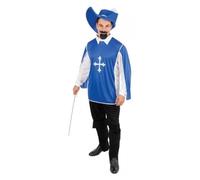 Costume - Mousquetaire adulte - PtitClown - Bleu - Taille S/M S/M