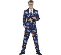 Costume Mr. Galaxie Homme Large Bleu