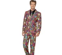 Costume Mr. Léopard Multicolore Homme Large Noir