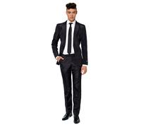 Costume Mr. Solid Noir Homme Suitmeister - Taille: Large Noir
