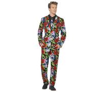 Costume Mr. Squeletton Homme Dia De Los Muertos Medium Multicolore