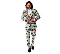 Costume Mr. Technicolor Homme Opposuits - Taille: M (Eu 48-50) Multicolore