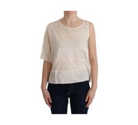 Costume National - Chemisier Élégant à Une Épaule - Femme - Blouses et Chemises - Beige - Taille: 34 FR