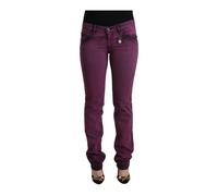 Costume National - Jean Slim Fit Élégant Violet - Femme - Jeans - Violet - Taille: W29