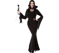 Costume noble de dame gothique pour Halloween noir