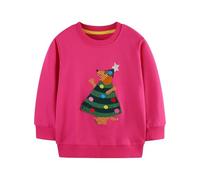 Costume Noel Pull Enfant Fille Manches Longues Sweat À Capuche Décontracté Imprimé Chiot Arbre Noël Pour Garçons Et Filles Soft Knit Casual Sweat Shirt Automne Fêtes Tendance Pull Enfant Fille