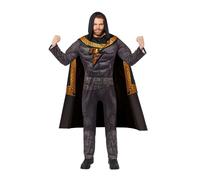 amscan - Déguisement adulte sous licence officielle DC Comics Black Adam pour homme Taille M - XL, Noir, XL