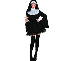 Costume Nonne Exorciste - Taille Unique Noir