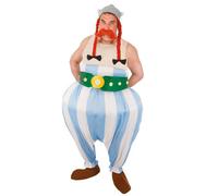 Costume Obélix - Licence - 5 pièces - Bleu - Adulte - Intérieur XXL