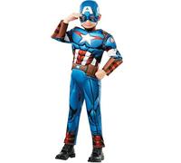 Costume Officiel Rubie's Carnaval Marvel Avengers CAPTAIN AMERICA Deluxe