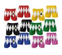 Costume original Power Rangers, shorts imprimés en 3D pour adultes et enfants, pantalons amples décontractés pour le sport et le cosplay. DK6726