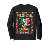 Costume Patrimoine Mexicain pour Enfants et Drapeau Mexicain Manche Longue