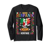 Costume Patrimoine Mexicain pour Enfants et Drapeau Mexicain Manche Longue