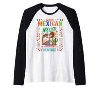 Costume Patrimoine Mexicain pour Enfants et Drapeau Mexicain Manche Raglan