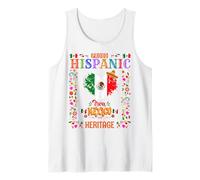 Costume Patrimoine Mexicain pour Femme et Drapeau Mexicain Débardeur