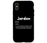 Costume personnalisé Jordan Definition pour Jordans Coque pour iPhone X/XS