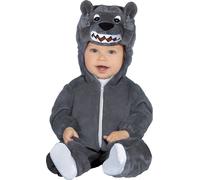 Costume Petit Loup pour jeunes enfants gris 18-24 mois