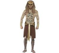 Costume Pharaon Momifie Zombie - Beige - M dorées G