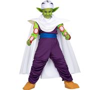 Costume Piccolo pour enfant Dragon Ball coffret cadeau violet-blanc-vert