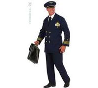 W WIDMANN MILANO Party Fashion - Costume pilote, veste, pantalon, chapeau, uniforme, compagnie aérienne, carnaval, fête à thème