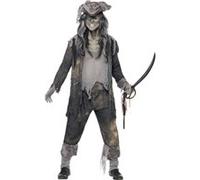 Costume Pirate Bateau Fantome - Gris - L Gris G