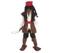 Costume pirate jack 4-6 ans