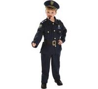 Costume Policier Français Enfant - Bleu - 128 cm Bleu G
