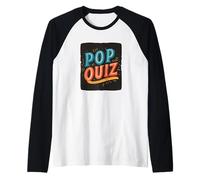 Costume Pop Quiz Amusant pour garçons et Filles Manche Raglan