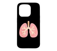 Costume poumons anatomiques poumons Coque pour iPhone 15 Pro