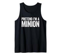 Costume pour Adulte et Enfant avec Inscription « Pretend I'm A Minion » Débardeur
