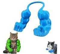Costume pour Chat « Bras De Super-héros », Accessoire De Cosplay Imprimé en 3D Représentant des Bras Musclés De Chat, Accessoire De Costume De Super-héros Léger, Bras Musclés De Chat Hilarants (F)