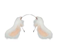 Costume pour chien - Fausse fourrure - Oreilles de chien - Serre-tête queue de Noël et Halloween - Accessoires de fête