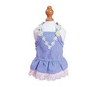 Costume pour chien fille - Robe de fête d'anniversaire - Robe florale en dentelle - Costumes pour chiens