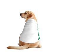 Costume pour chien imprimé drapeau de la Côte d'Ivoire, vêtement amusant lavable en machine pour chiens de taille moyenne et grande