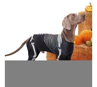 Costume pour chiens, combinaison squelette pour chien, body pour chiot, vêtements d'Halloween pour cosplay, vacances, voyage, quotidien, extérieur, célébrations à la maison, amis, photo