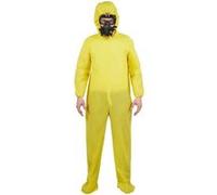 Costume pour la fête d'Halloween en adulte mixte danger biologique L/XL REF/66683 ptit clown jaune G