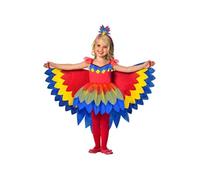 Déguisement Perroquet Fille Multicolore