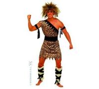 WIDMANN Costume Néandertalien Tunique Homme de l'âge de pierre Carnaval
