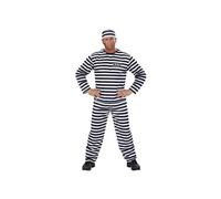 Widmann Costume de prisonnier pour homme 3 pièces Polyester Taille M