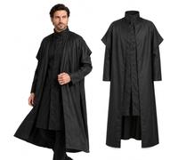Costume Professor Snape pour adulte, cape noire, robe de magicien de luxe, tenue de cosplay, carnaval, Halloween, cosplay