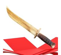 Costume Prop Piece, Wooden Prank Stuff, Realistic Play Gear with Smart Style, Fun Tool for Daily Act, Stage Mate, Costume Prop Piece for Children Boys Girls Collectors Performance Theater Stage Show