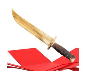 Costume Prop Piece, Wooden Prank Stuff, Realistic Play Gear with Smart Style, Fun Tool for Daily Act, Stage Mate, Costume Prop Piece for Children Boys Girls Collectors Performance Theater Stage Show