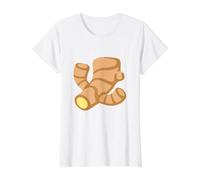 Costume Racine de Gingembre T-Shirt Graphique avec Valeur, Femme, Blanc, S